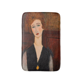 Alfombrilla De Baño Amedeo Modigliani - Retrato de una mujer