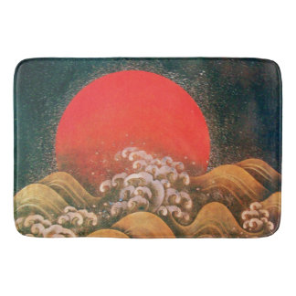 Alfombrilla De Baño AMETERASU, SUN GODDESS Red Brown Black