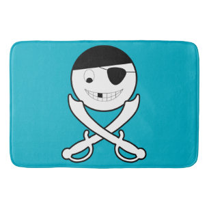Alfombrilla De Baño Amigable Jolly Roger Bath Mat