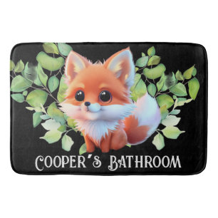 Alfombrilla De Baño Amigos del bosque de animales de bosque dibujando 