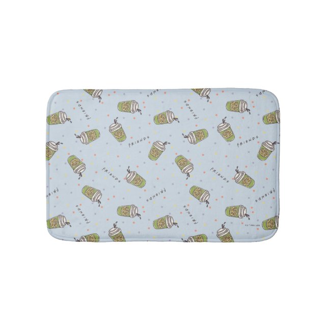 Alfombrilla De Baño AMIGOS™ | Patrón de puntos centrales de polka (Anverso)