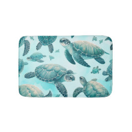 Alfombrilla De Baño Amigos Tortugas Marinas