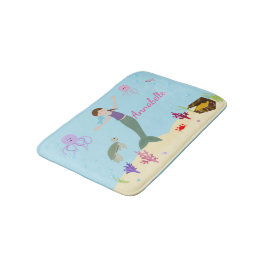 Alfombrilla De Baño Amigos triguenos personalizados de la sirena y del