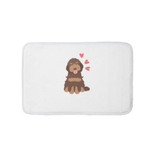 Alfombrilla De Baño Amor Chocolate Phantom Cockapoo Cavapoo Perro