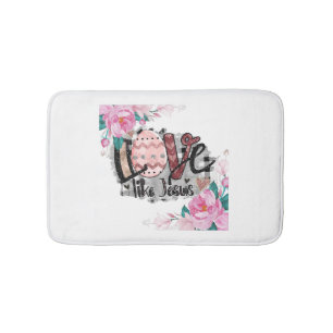 Alfombrilla De Baño amor como jesus