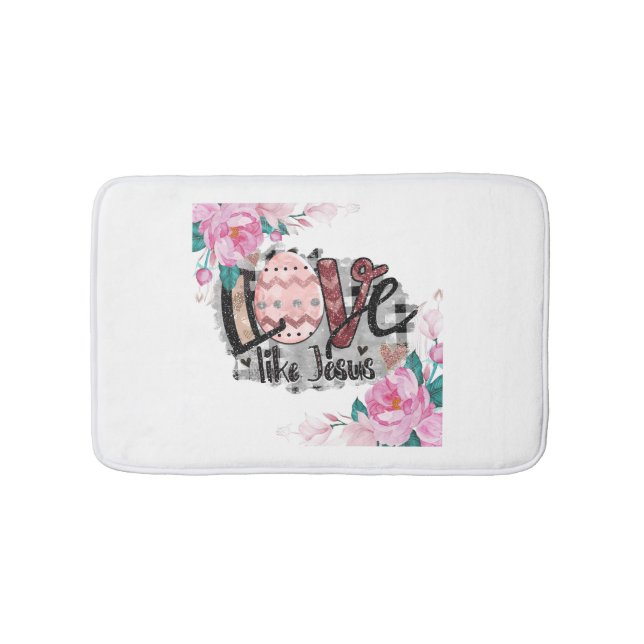 Alfombrilla De Baño amor como jesus (Anverso)