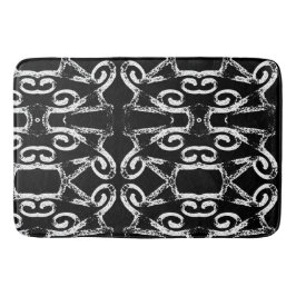 Alfombrilla De Baño Amora en Blanco y Negro