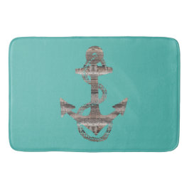 Alfombrilla De Baño ANCHOR + verde azulado 24x36 L |