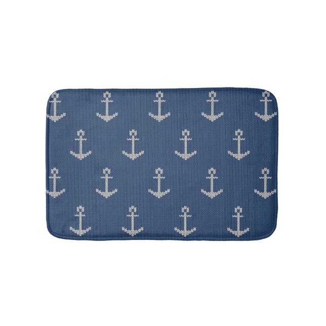 Alfombrilla De Baño Anclaje marino de Knit (Anverso)