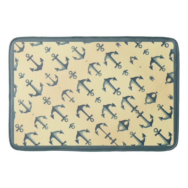 Alfombrilla De Baño Anclas al agua (Anverso)