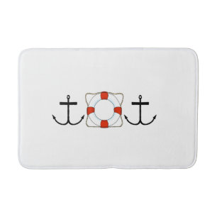 Alfombrilla De Baño Anclas lejos de Bath Mat