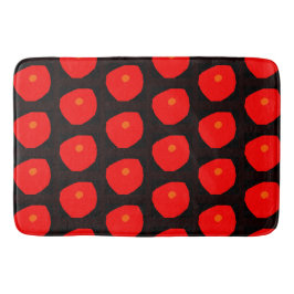 Alfombrilla De Baño Anemones rojos Bath Mat