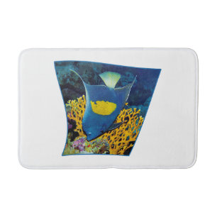 Alfombrilla De Baño Angelfish en la barrera de coral - Diseño fotográf
