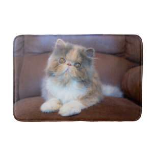 Alfombrilla De Baño Animales de bebé más afectados Calico Persian Ki