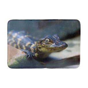Alfombrilla De Baño Animales de bebé más afectados   Joven lagarto
