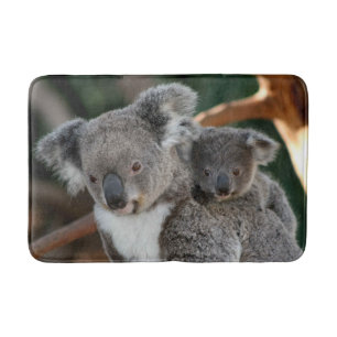 Alfombrilla De Baño Animales de bebé más afectados   Koala y Joey