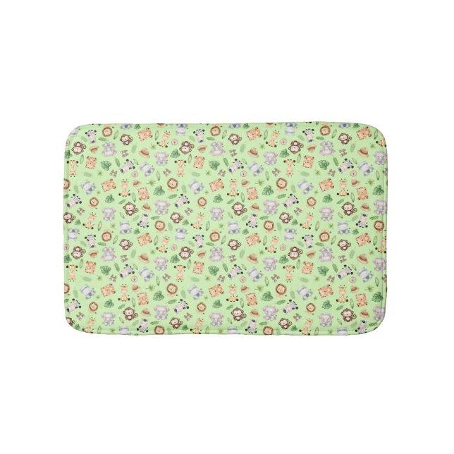 Alfombrilla De Baño Animales de Safari de la Jungla