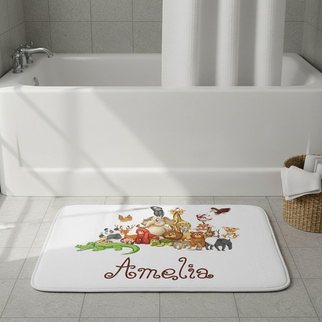 Alfombrilla De Baño Animales del niño personalizado (Subido por el creador)