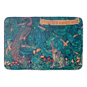 Alfombrilla De Baño Animales en el bosque, William Morris