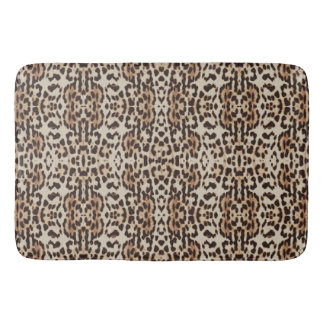 Alfombrilla De Baño Animales salvajes de impresión de leopardo