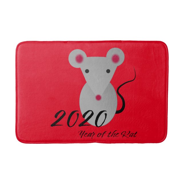 Alfombrilla De Baño Año de la Rata 2020 (Anverso)