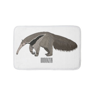Alfombrilla De Baño Anteater personalizado ilustracion