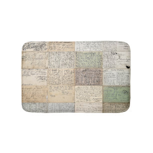 Alfombrilla De Baño Antísimas postales Antecedentes de la época france