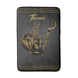 Alfombrilla De Baño Anubis antiguo de Egipto.