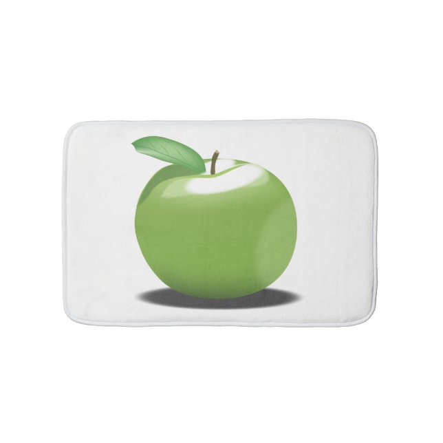 Alfombrilla De Baño Apple verde (Anverso)