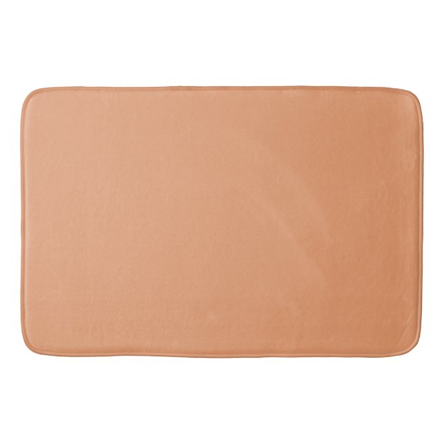 Alfombrilla De Baño Apricots aplastados sólido (Anverso)