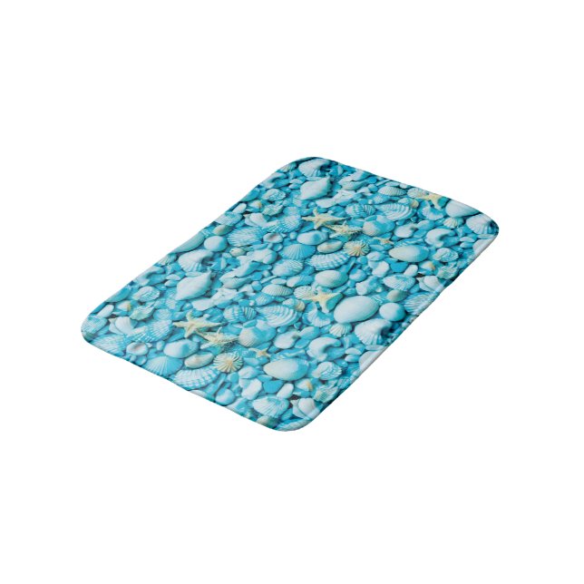 Alfombrilla De Baño Aqua Shellscape Bath Mat (Angular)