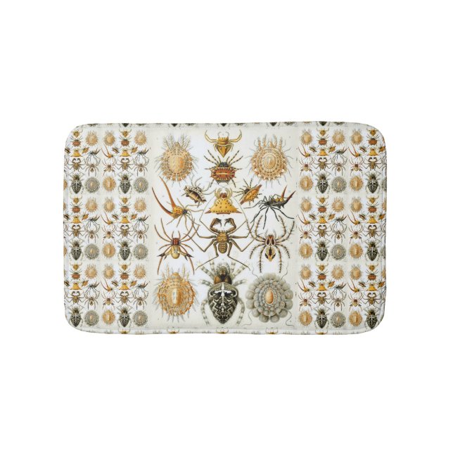 Alfombrilla De Baño Arañas o arácnidos de Ernst Haeckel (Anverso)