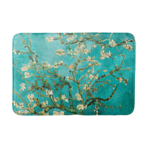 Alfombrilla De Baño Árbol de almendra floral Van Gogh