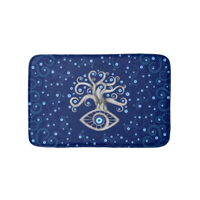 Alfombrilla De Baño Árbol de Amulet de Ojos Malvados (Anverso)