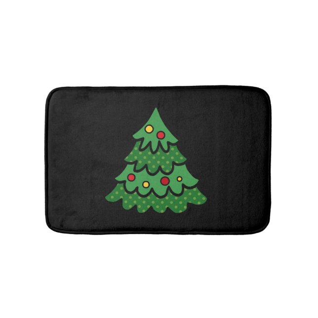 Alfombrilla De Baño Árbol de Navidad (Anverso)