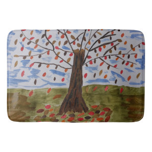 Alfombrilla De Baño Árbol otoñal