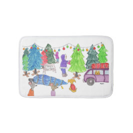 Alfombrilla De Baño Árboles de Navidad a la Venta