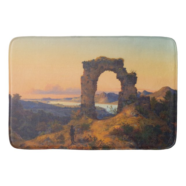 Alfombrilla De Baño Arco de Roland (por Andreas Achenbach) (Anverso)