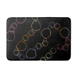 Alfombrilla De Baño Arcoiris de cadena circular
