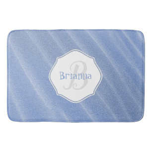 Alfombrilla De Baño Arena azul riega barba personalizada