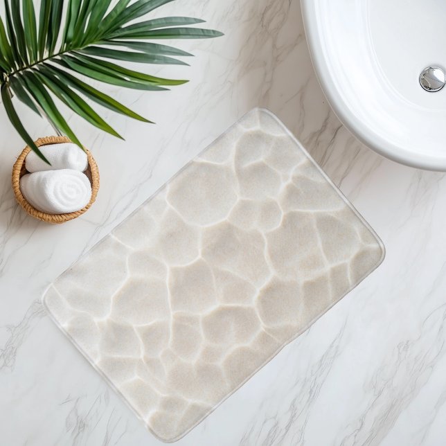 Alfombrilla De Baño Arena De Playa Imitación Bajo Agua Transparente (Subido por el creador)