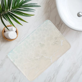 Alfombrilla De Baño Arena De Playa Imitación Bajo Un Agua Transparente