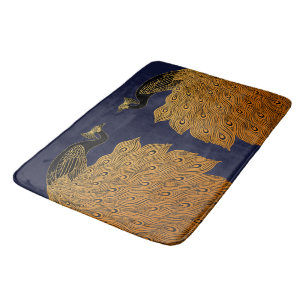 Alfombrilla De Baño Art Nouveau Peacock Will Bradley