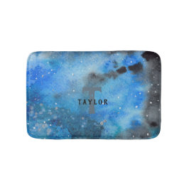 Alfombrilla De Baño Arte abstracto de monograma