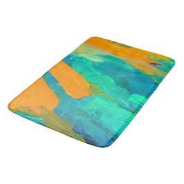 Alfombrilla De Baño Arte abstracto moderno