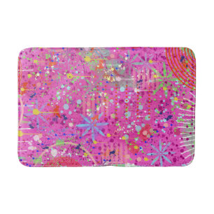 Alfombrilla De Baño Arte abstracto: sueños de verano