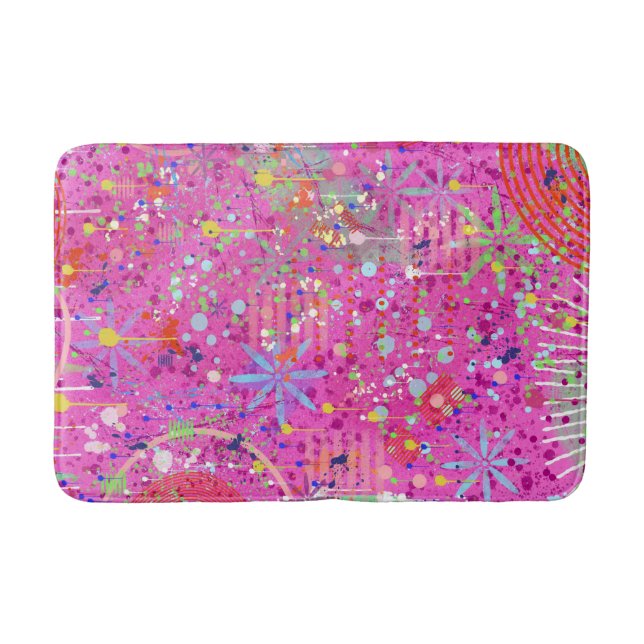 Alfombrilla De Baño Arte abstracto: sueños de verano (Anverso)