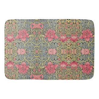 Alfombrilla De Baño Arte Antiguo Noveau Inspirado Patrón de Flor Único