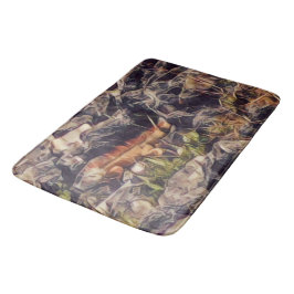 Alfombrilla De Baño Arte de Guana Naranja