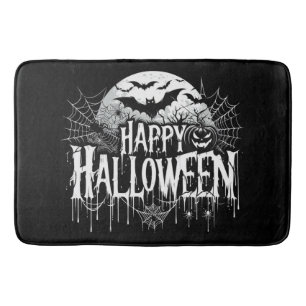 Alfombrilla De Baño Arte de Halloween feliz